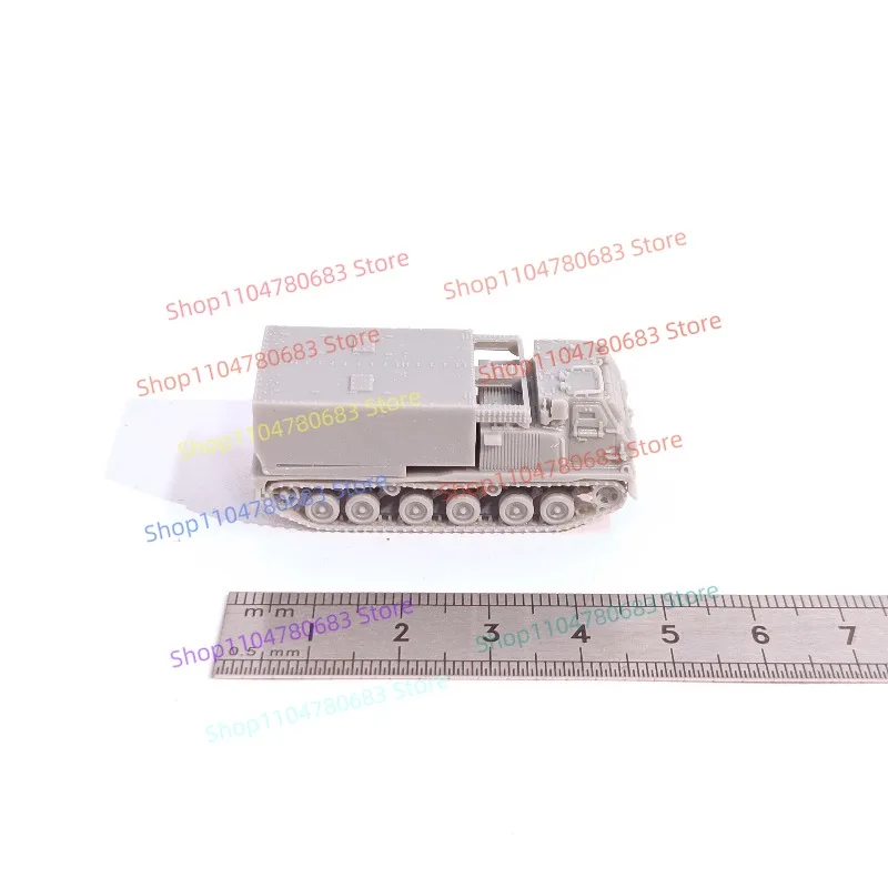 Instock 1/144 Scale M270 Multiple Launch Rocket System, Small‑Scale Sand Table Miniature White Model,Cartoon Toy Gift Collection