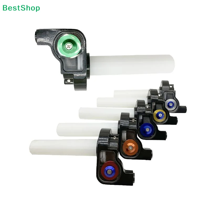 Universal Motorcycle Throttle Grip Visible Adjustable Large Stroke Anti Slip Replacement For Off Road Motorbike Modification