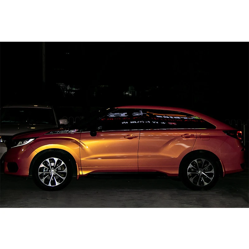 Chameleon Grey Blue Self Adhesive Vehicle Glossy Truck Decorative Protection Stickers Sleek Car Wrapping Vinyl