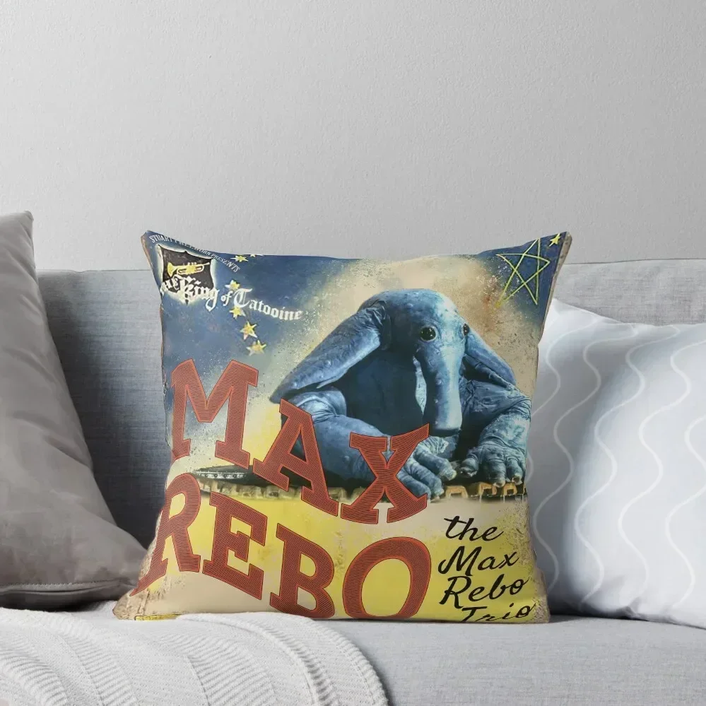 Vintage Style Fan Art Max Rebo Concert Poster Throw Pillow pillow pillowcase Decorative Cushions For Luxury Sofa pillow