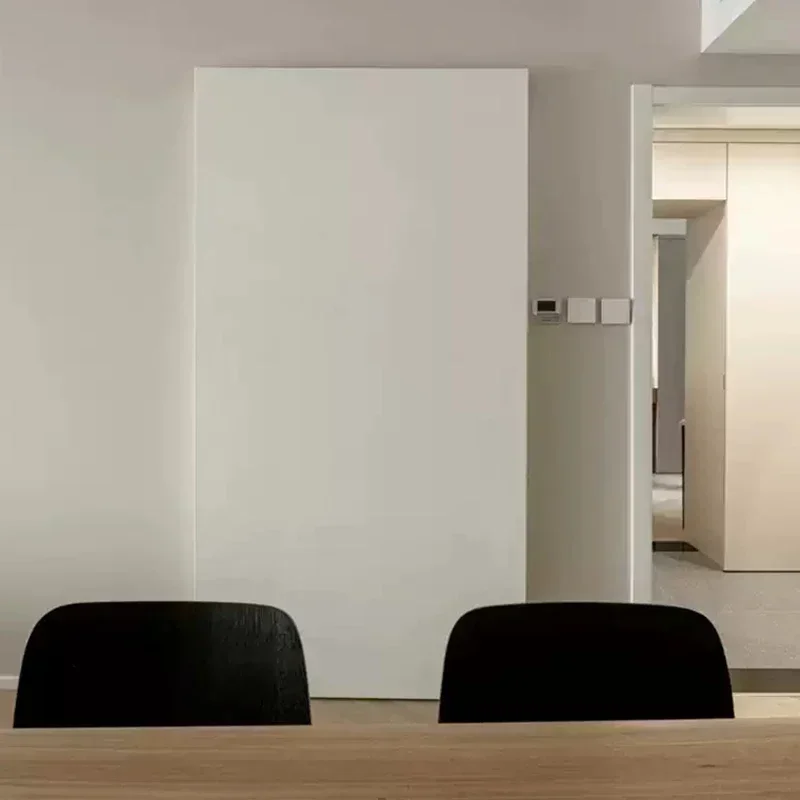 Porta invisibile personalizzabile in legno moderna semplice cucina scorrevole porta del bagno design interno Puerta Correderas mobili per la casa