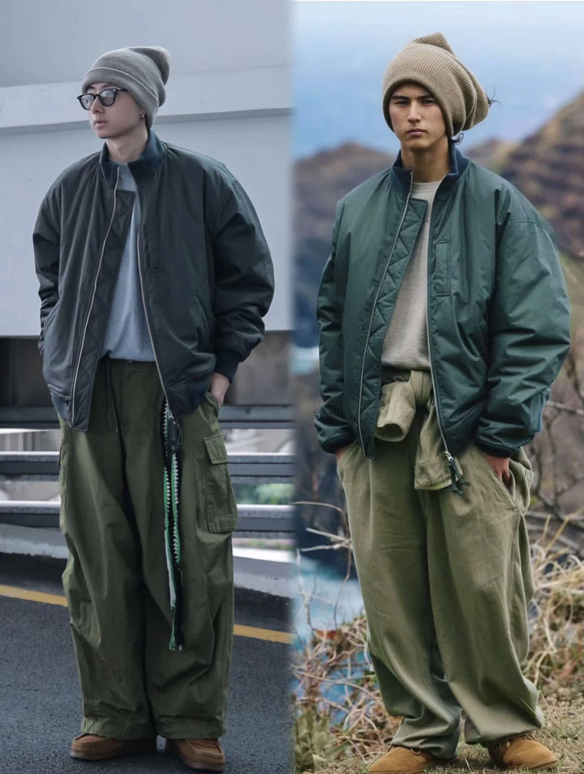 Autumn and Winter NANCMA Thick Warm Cotton Jacket for Men Baseball Parkas Coat