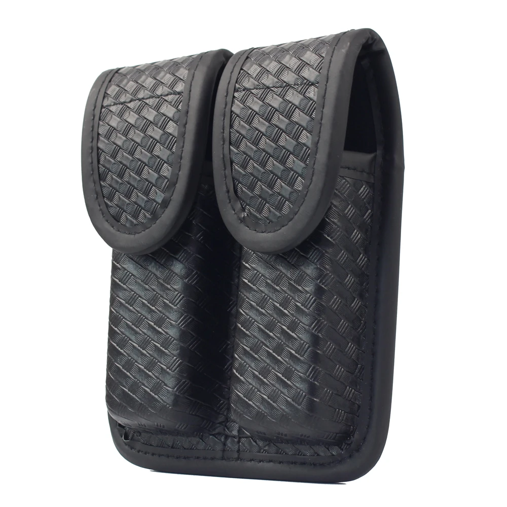 Basketweave Double Magazine Pouch, Snap Double Handgun Double Mag Pouch, for 2.25\