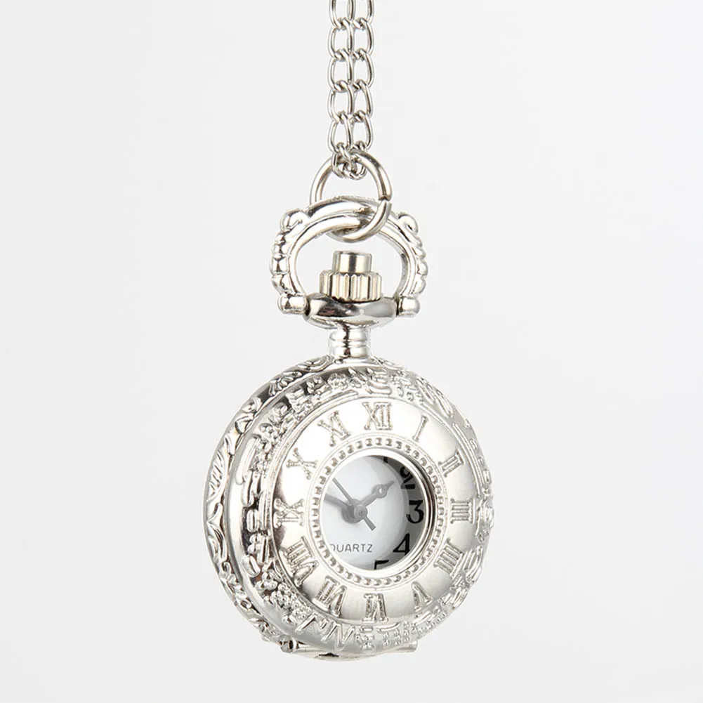 الموضة ‌ ساعة جيب كلاسيكية بمينا روماني بتوقيت مزدوج، هدية مثالية لجامعي المسافرين وعشاق الساعات