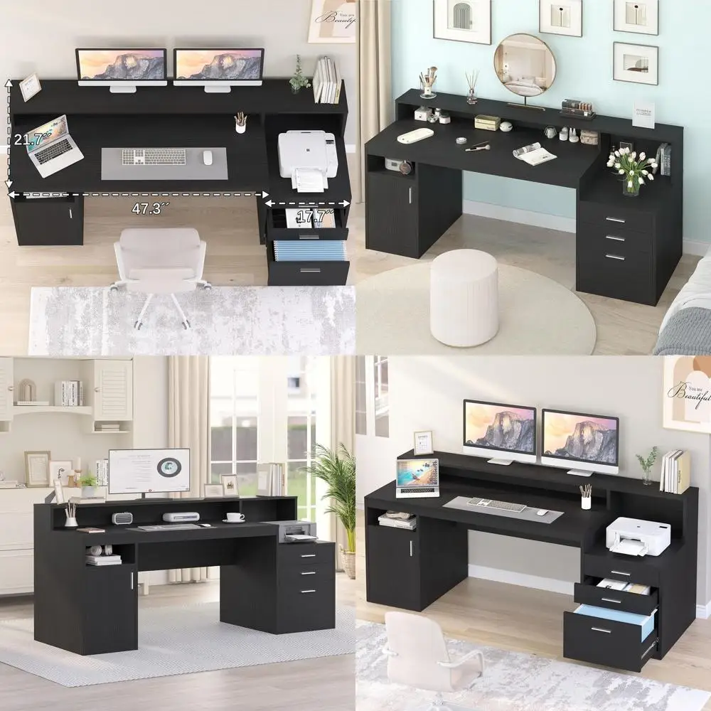 Computer Desk With …