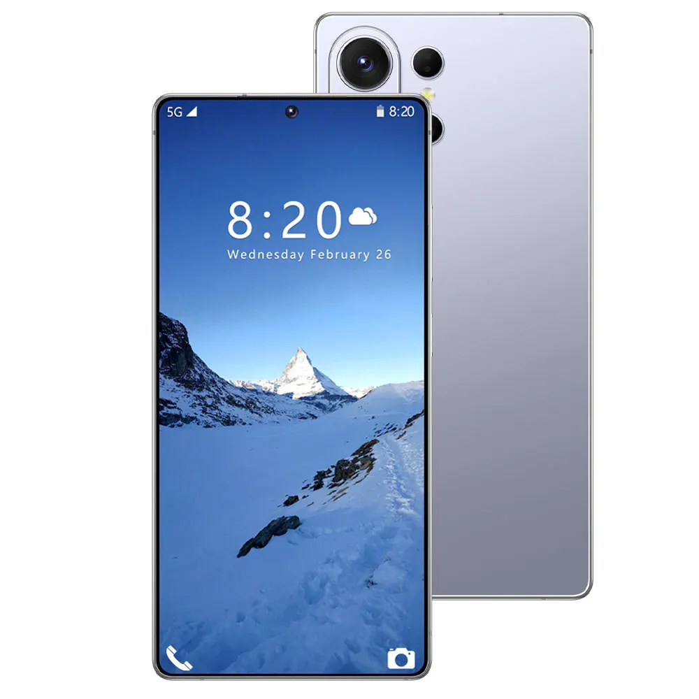 K-Touch NEW 14T Pro Mobiele Telefoons Smartphone 7.3HD 5G Dual Card Dual Standby Goedkope Mobiele Telefoon 7800mAh Android 15 WIFI GPS Globale Versie Mobiele Telefoons Voor Mannen Vrouwen Cadeaus
