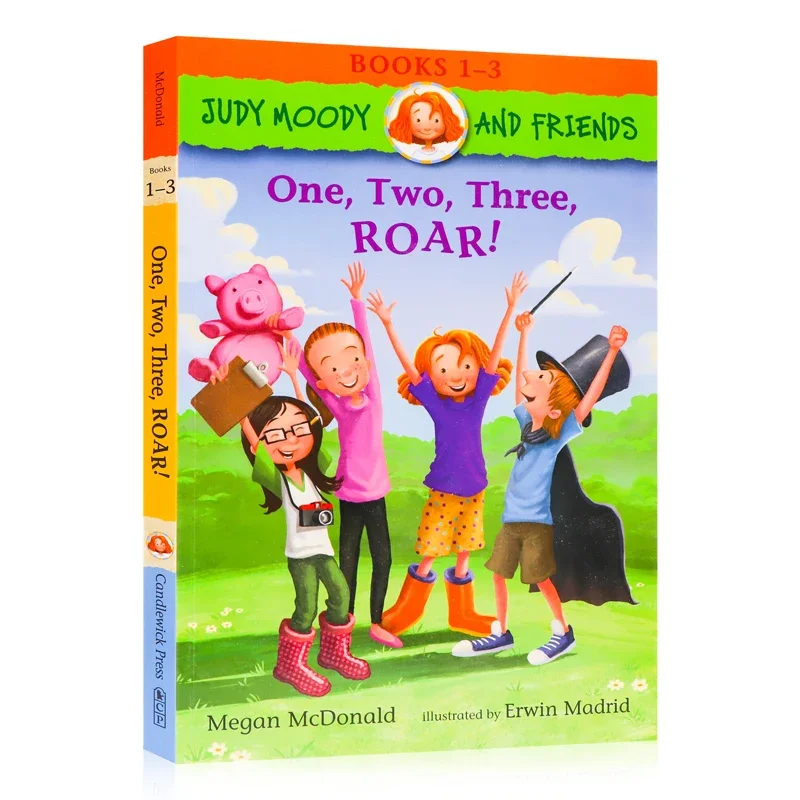 Judy Moody and Friends One Two Three Roar, Children's books aged 4 5 6 English book, Picture Books 9780763695767