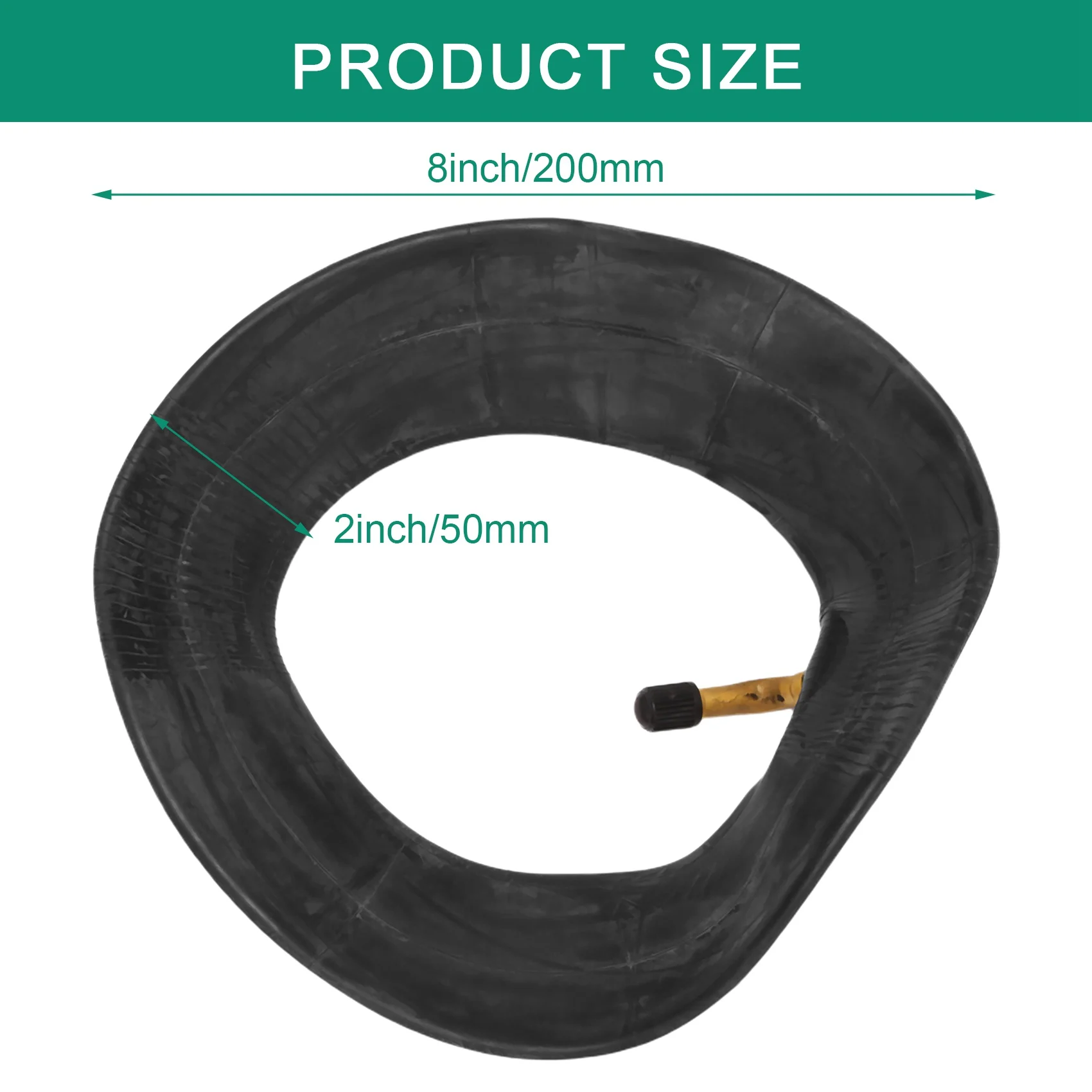 (8Inch x 2Inch) 200X50 (8Inch)Inner Tube Fit for Electric Gas Scooter & Electric Scooter Wheelchair Wheel ,Inner Tube