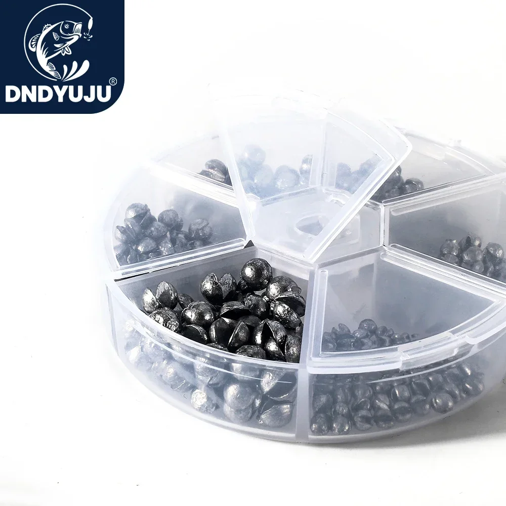 DNDYUJU 300pcs Fishing Round Split Ring Fishing Lead Sinker For Fishing Float Tackle Good Accessories