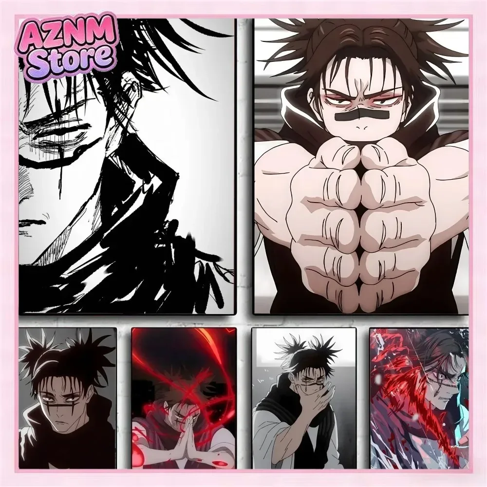 Choso Jujutsu Kaisen Anime-Charakter Wandkunst HD Leinwanddruck Poster Wohnzimmer Jungenzimmer Dekoration Gemälde