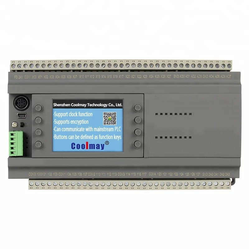 

Coolmay CX2N-HM-48MT PLC Modbus RTU 2COM Port 1 Mini USB With Manufacture Price