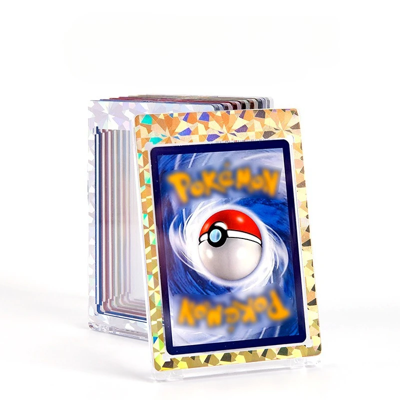 

Magnetic Card Holder 35PT Trading Cards Protectors Hard Plastic Sleeves Trading Display Case for PTCG Board Games Battle Card