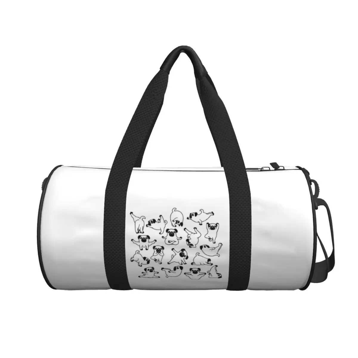 

Yoga Pug Large Duffle Gym Bag Waterproof Duffle Travel Bags Handbags Fitness bag