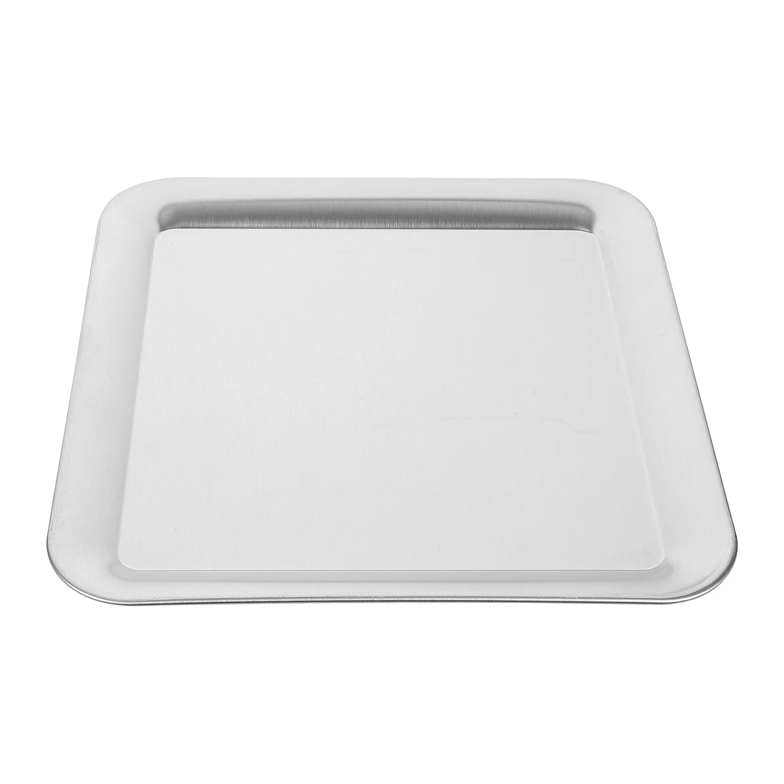 

Stainless Steel Food Serving Tray High Temperature Resistant Dessert Plate Afternoon Tea Cake Storage Plate Party Fruit Tray