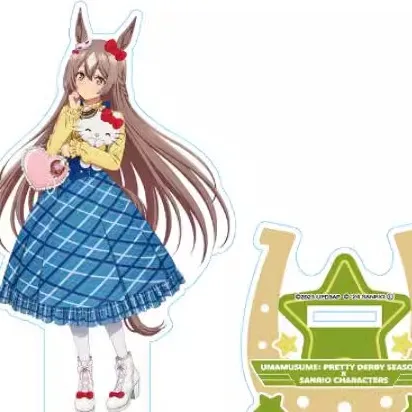 Anime Modelo Placa Decoração De Mesa, Uma Musume, PrettyDerby Silêncio, Suzuka, Tokai, Teio, Cosplay, Acrílico, BL Stand Figura, Presente De Natal