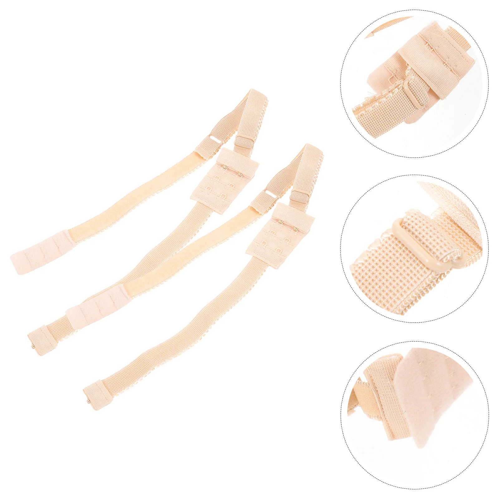 

2 Pcs Clothing Replace Strap Extender Miss Extenders 56x32cm Metal Converter