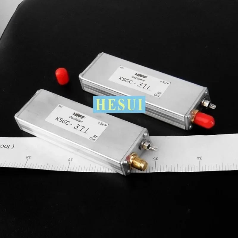 3-8dBm 371MHz fixed frequency signal source Point frequency signal generator Microwave RF active crystal oscillator Module board