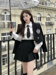 女の子のセクシーな大学の制服、q11、制服、毎日のスーツ、q11、新しい、改善、クールなスタイル、韓国、日本、ファッション、2024