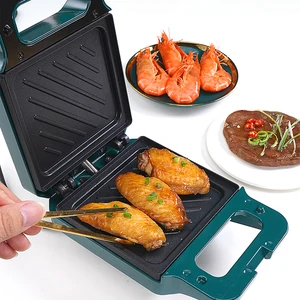 DMWD-Mini Light Food Waffelmaschine, Muffinbrot-Sandwich-Maschine, Frühstücksmaschine, Eier Ovo Shop, Druckstock, Grill, Panini-Ofen 12 Hauptverkäufe Waffel Sandwicheira - №11