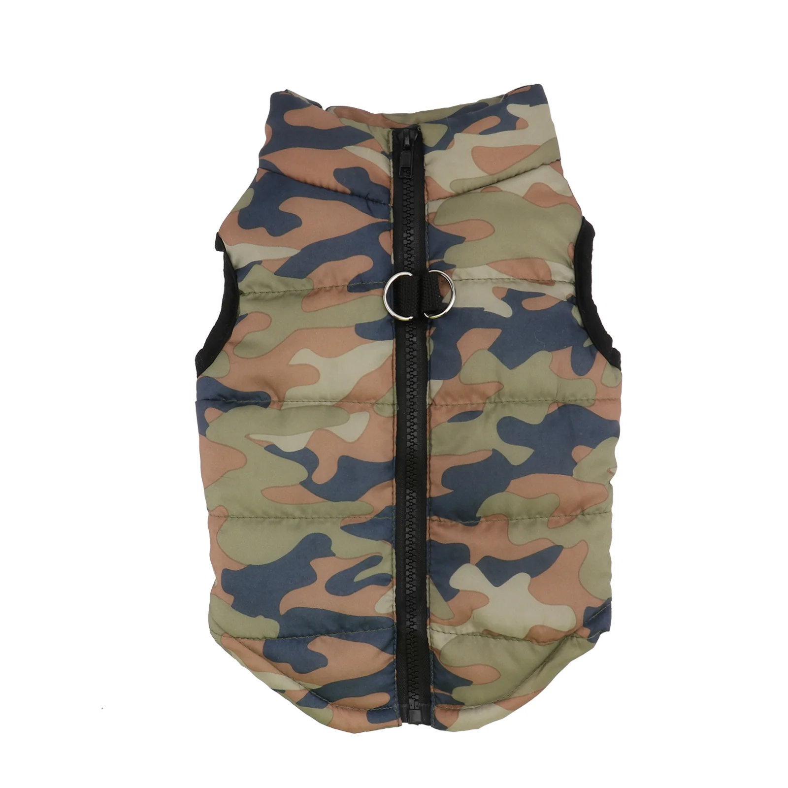 

Pet Dog Puppy Cotton-padded Vest Clothing Sleeveless Coat - Size M (Camouflage) Dog coat Puppy jacket