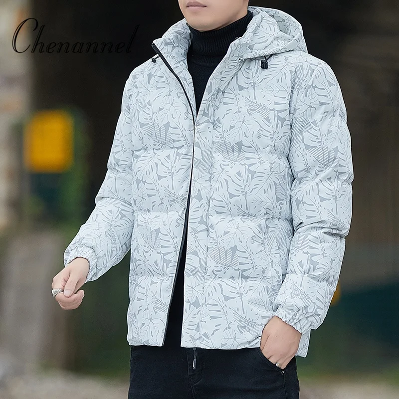 

Мужские парки, пальто с капюшоном, верхняя одежда, куртка-пуховик, мужская толстая зимняя куртка, теплая однотонная модная повседневная мужская одежда с хлопковой подкладкой, топ