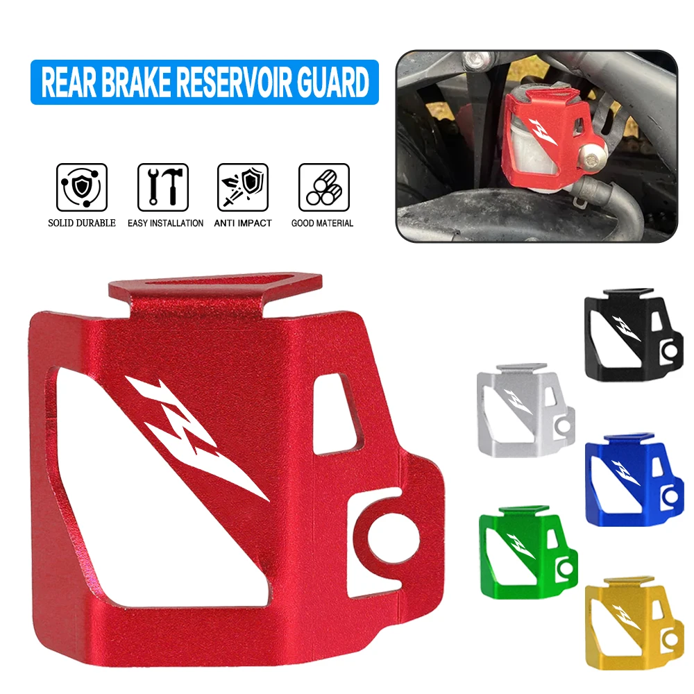 

For Yamaha YZF-R1 YZF R1 1999 -2024 2023 2022 2021 Motorcycle Accessories CNC Rear Brake Fluid Reservoir Cover Guard Protector
