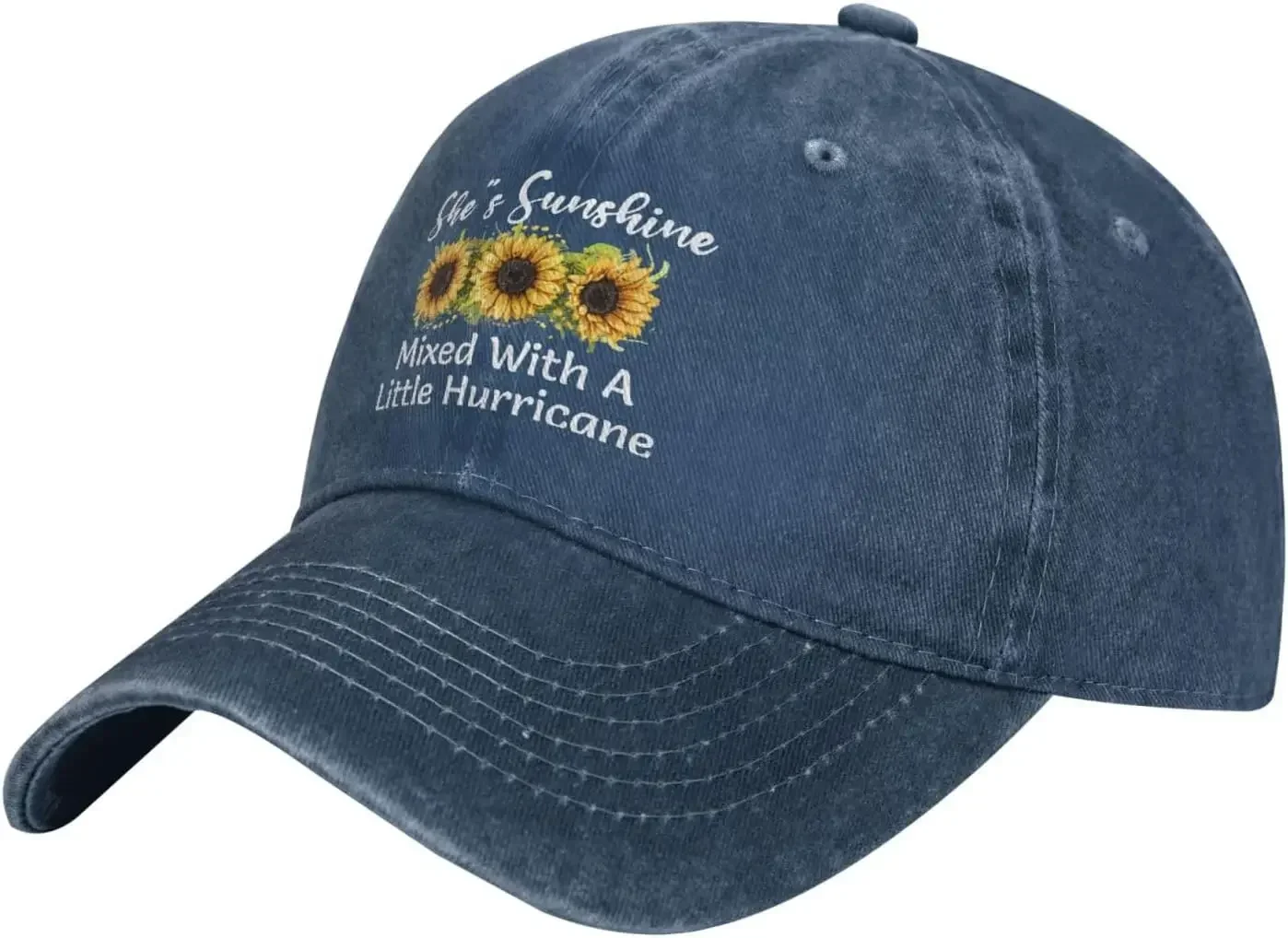 Funny Hat She’s Sunshine Mixed with A Little Hurricane Hat for Women Baseball Hats Cute Hat