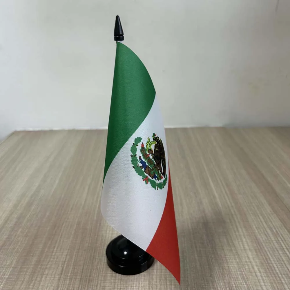 14x21cm Office Desk Flag of all North America Flag polyester Flags North America flag of the world Desk flag for decoration