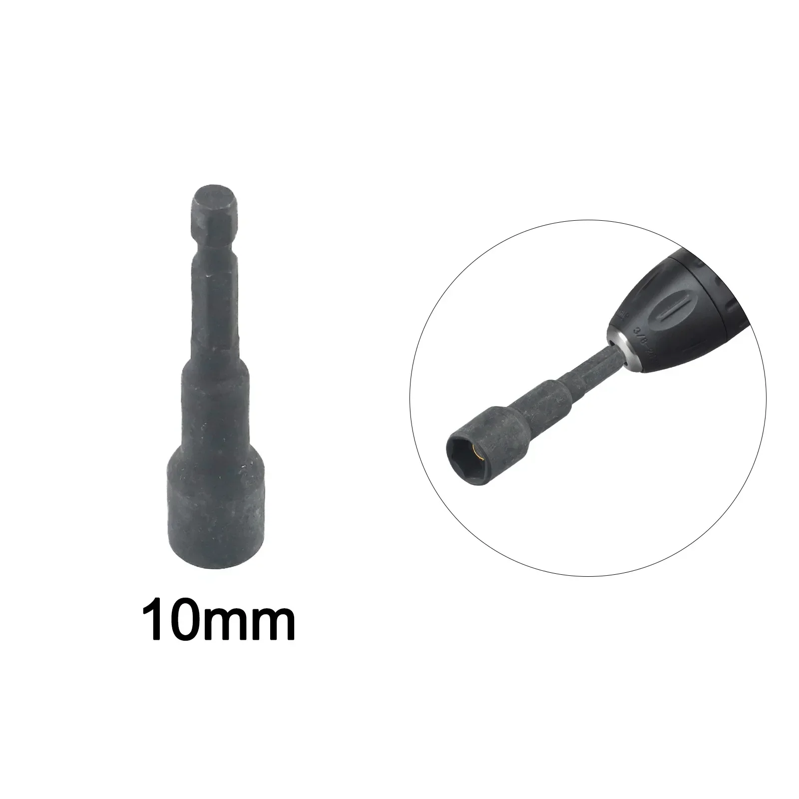 Sechs kant buchse tiefe Buchse Magnet mutter Schrauben dreher hohes Drehmoment 1/4 Zoll 6-19mm Adapter verchromt hohe Härte