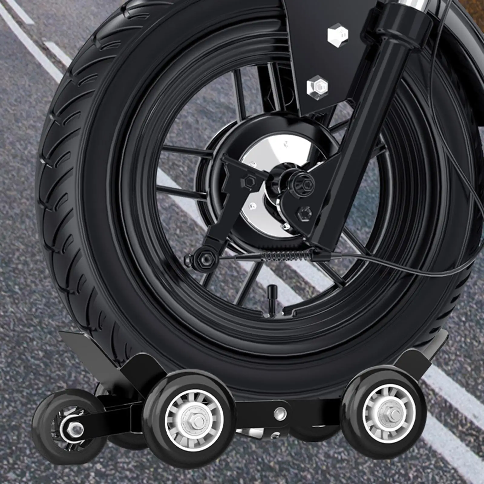 

Motorcycle Moving Trailer Motorbike Assistance Equipments Motorbike Mover for Tractor Motorbike Car Electric Bike Emergency