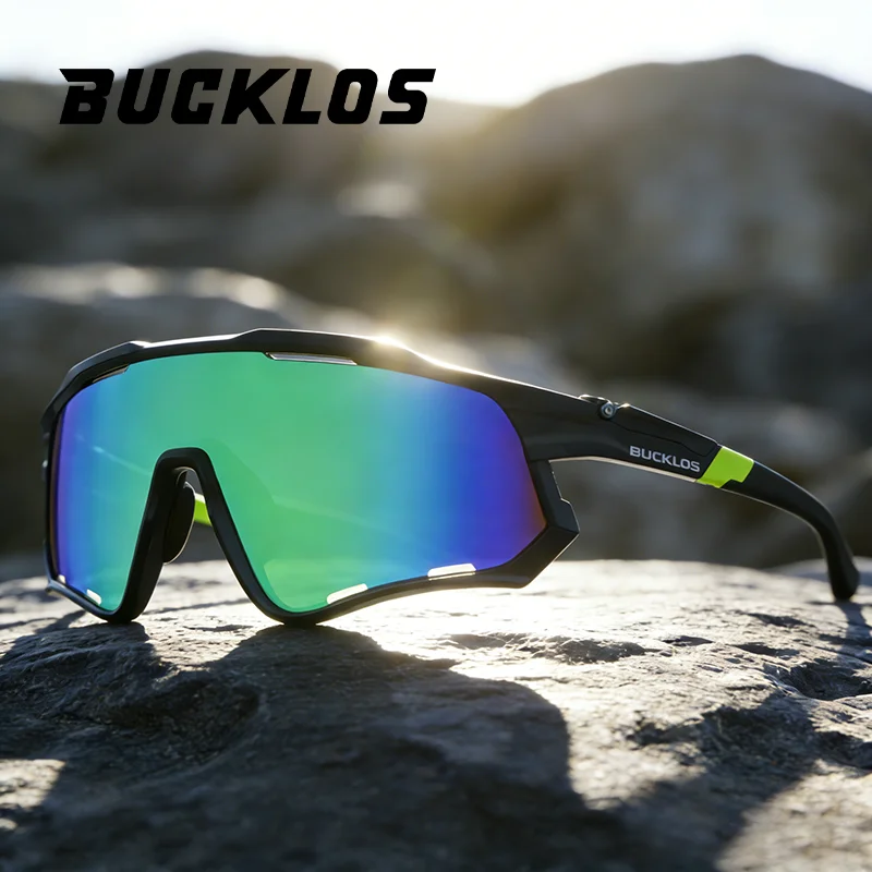 

BUCKLOS UV400 Cycling Goggles Outdoor Men Women MTB Polarized Glasses Fishing Climbing Protective Sunglasses Sport Goggles