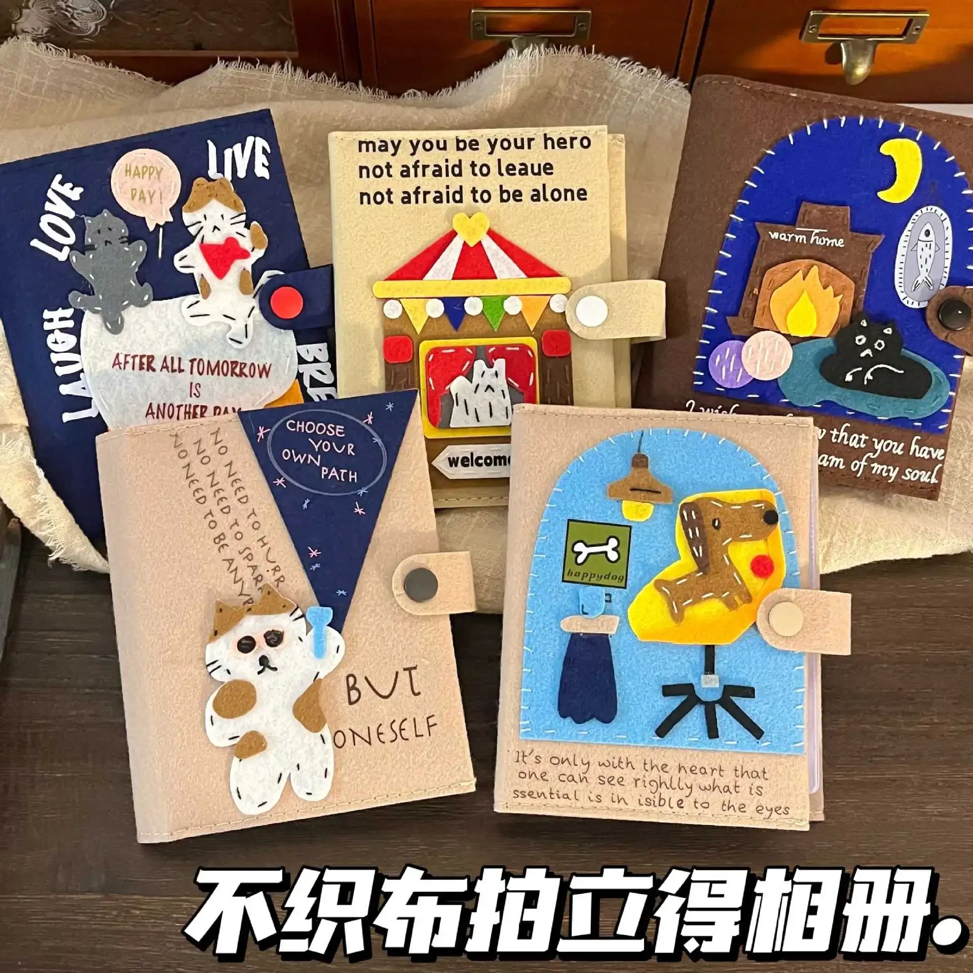 Non-woven Non-woven Card Album High Value 3 Inch Small Card Polaroid Storage Photo Album Creative Handmade DIY Souvenir Album - Aliexpress Deal