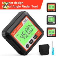 Precision Digital Inclinometer Mini 360 Degree Magnetic Spirit Level Angle Finder Gauge Level Protractor Meter Tilt Measure Tool