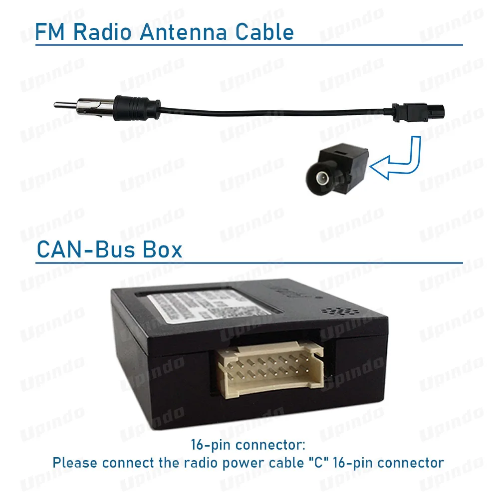 Cablaggio cavo autoradio 16 pin con presa connettore di alimentazione CANBus Adattatore CAN Bus per Opel Corsa F