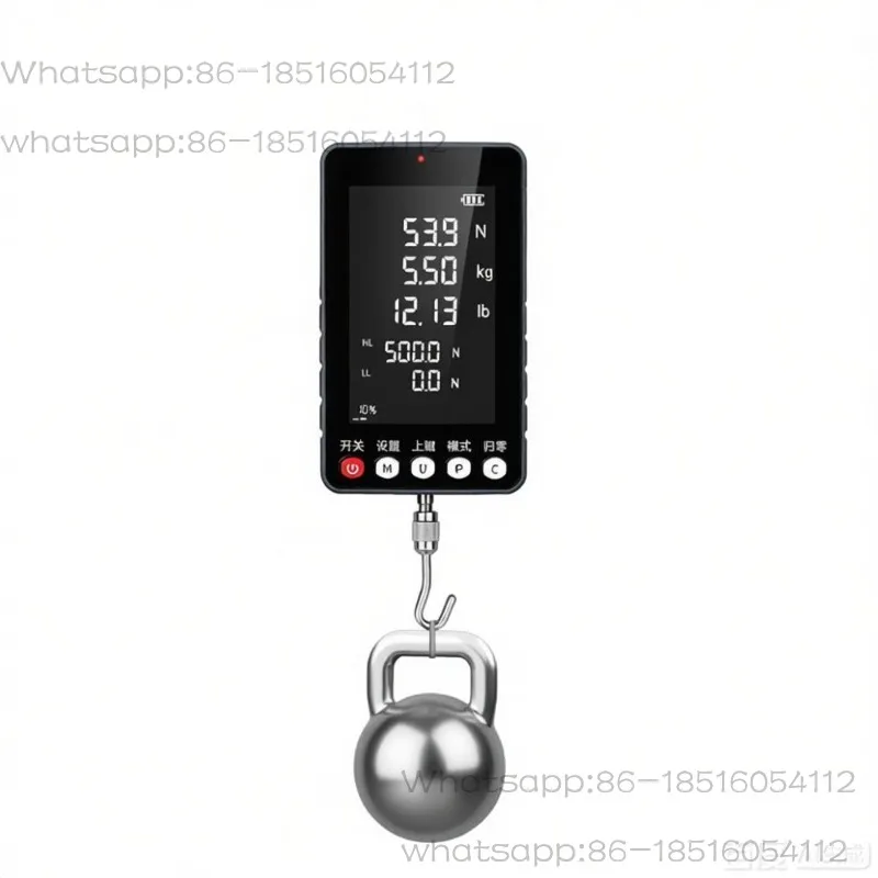 2-1000N Large Screen Digital Display Push-Pull Force Gauge Tester, High Precision Compression Testing Machine Force Gauge