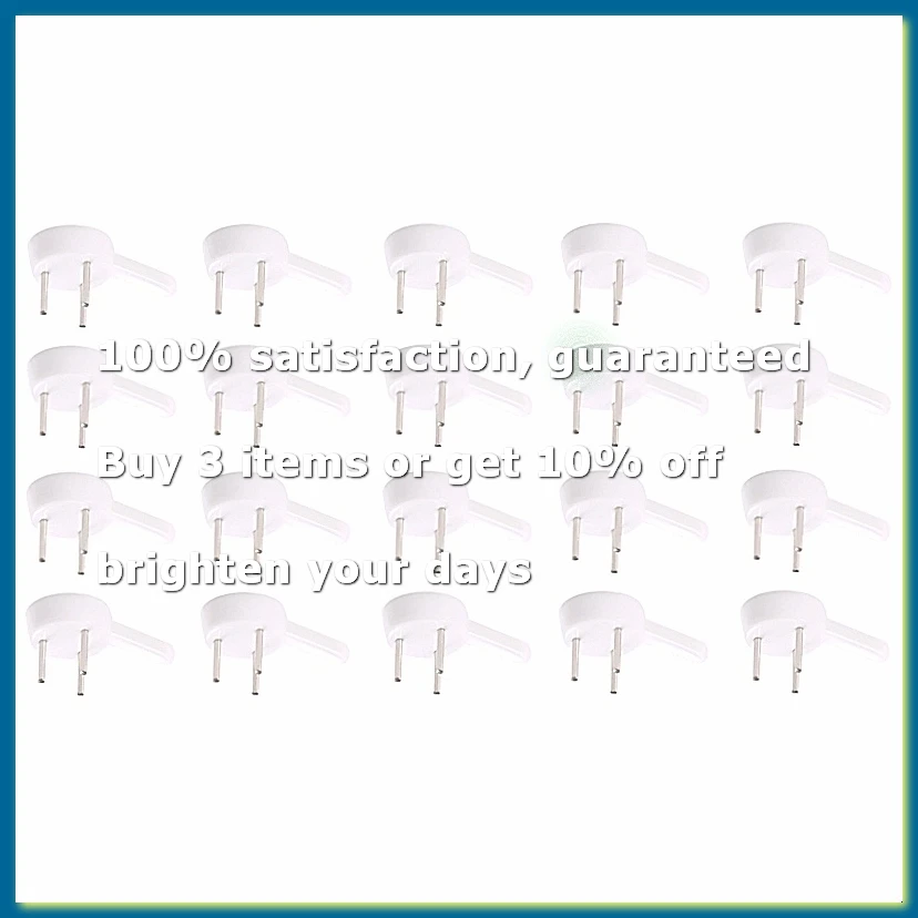 20 pcs plastic heavy wall picture frame hooks hangers 3-pin small white