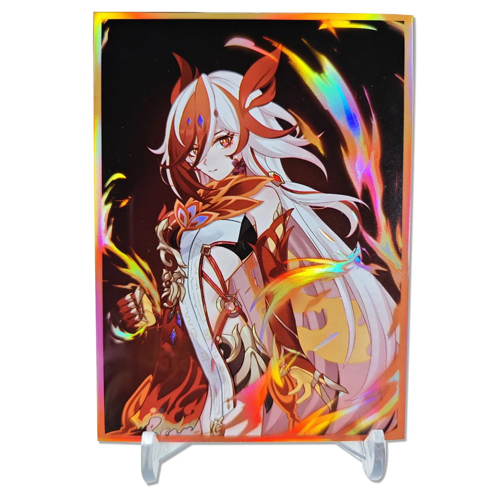 60pcs 67x 92mm holo Standard Size Trading Cards for MTG/DTCG/PTCG/PKM Art Anime Printing Card Sleeves Protectors