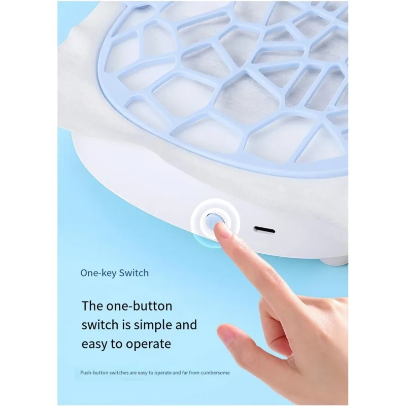 A73U Mini Nail Dust Collector-Portable Low Noise Desktop Vacuum Cleaner