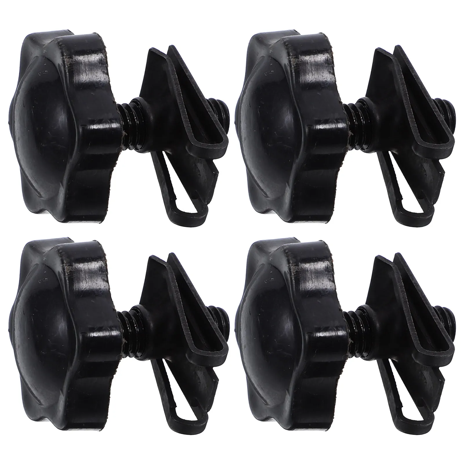 

4Pcs Motorcycle Saddlebag Mounting Screw Kit Steel PP Construction Knurled Thumb Screws for Trunk Mods Saddlebag Locks Screw