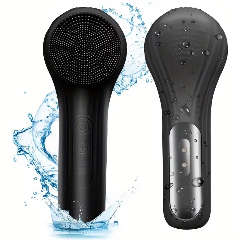 

Sonic Facial Cleansing Brush Waterproof Electric Facial Cleaner Deep Cleaning Exfoliating Vibrating Face Cleansing Brush