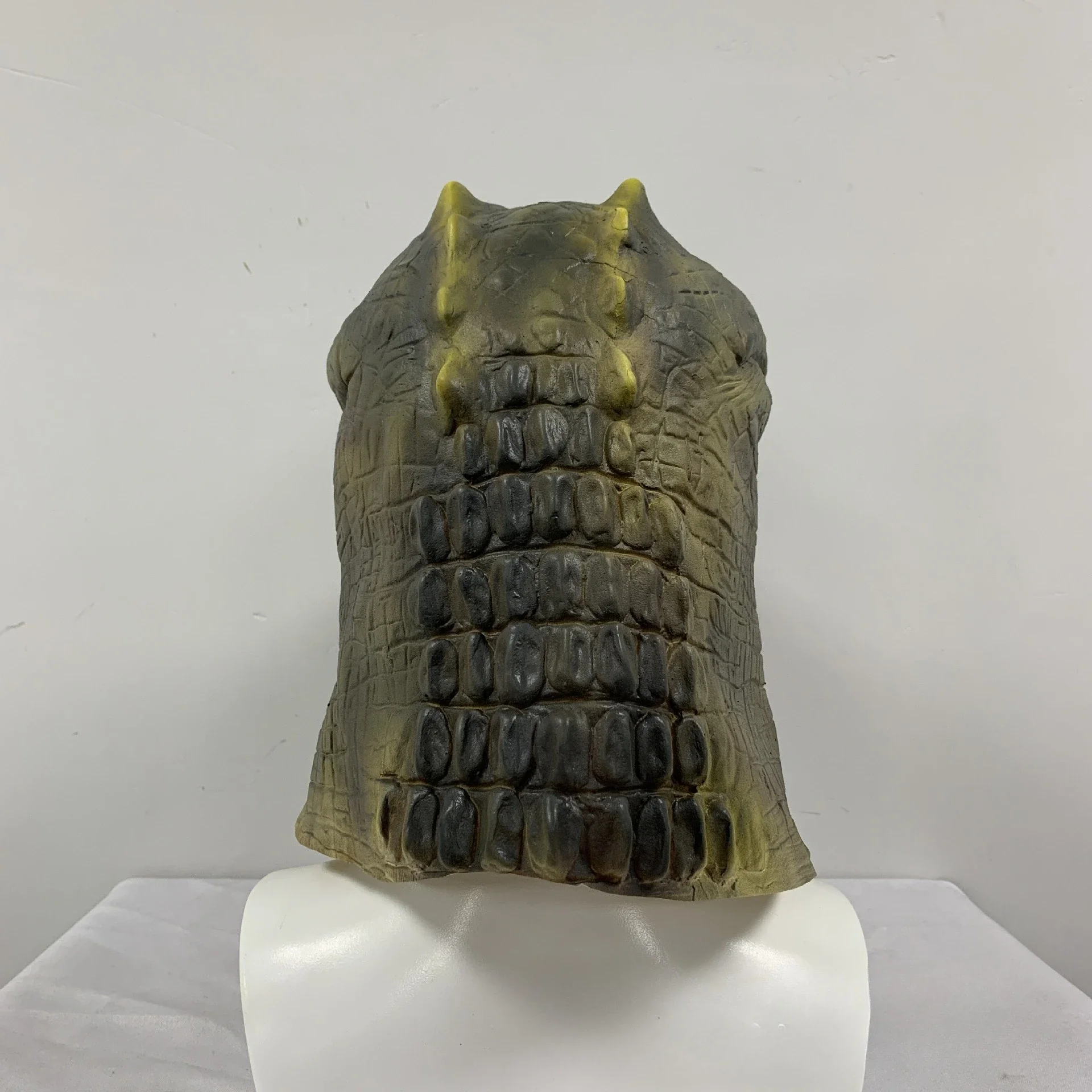 선사 시대 거대 악어 머리 가면 바 파티 소품 악어 가면 악어 할로윈 공포 동물 코스프레 가면