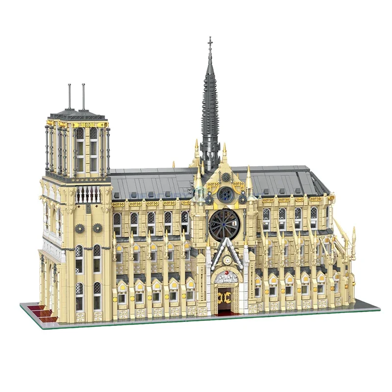 Notre Dame De Paris Model Blocks City View MOC 33213 Creative Ideas Architecture Building Bricks Gift DIY Toy Kids Boys Girls