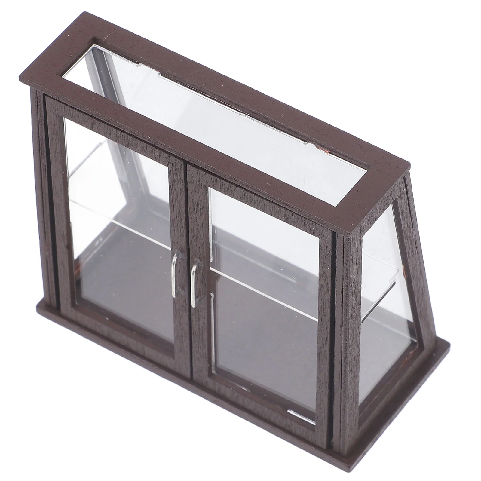 Dollhouse Cake Cabinet Accessory Bakery Transparent Miniature Dessert Wood Supplies