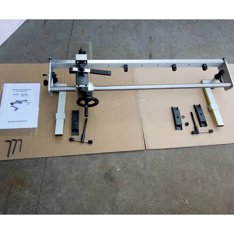 Woodworking Lathe Processing Tool Holder Guide Rail Plastic Rotary Copying Bracket for Stair Column Handrail Table Chair - view 6