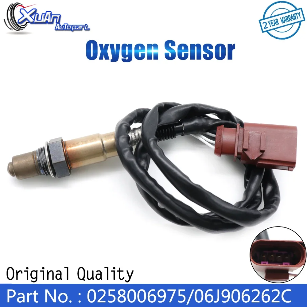 

XUAN Air Fuel Ratio Sensor Lambda O2 Oxygen Sensor Probe 0258006975 for Volkswagen Passat CC Audi Seat Skoda 2.0 TSI 06J906262C