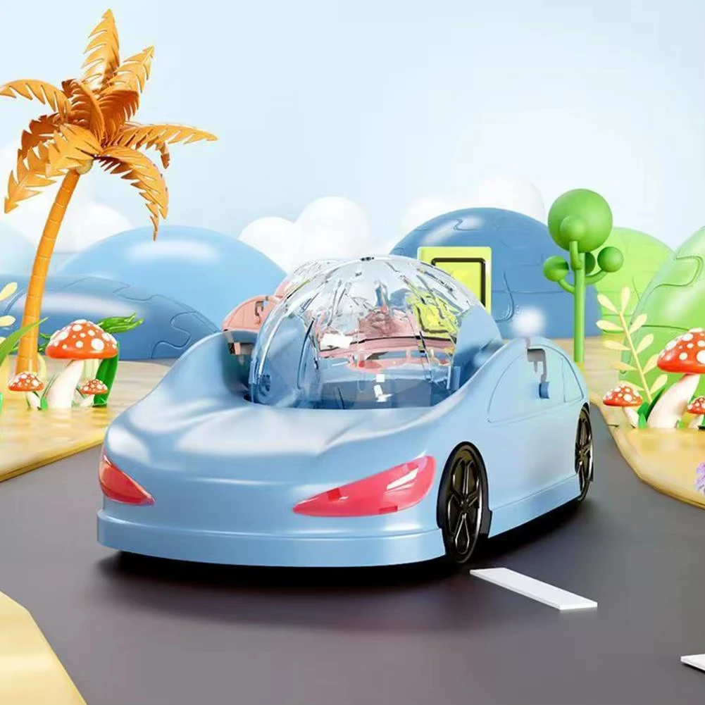 Bola Transparente Extra Grande para Hamster, Design Esportivo, Brinquedo de Exercício Rolante para Pequenos Animais de Estimação e Furões