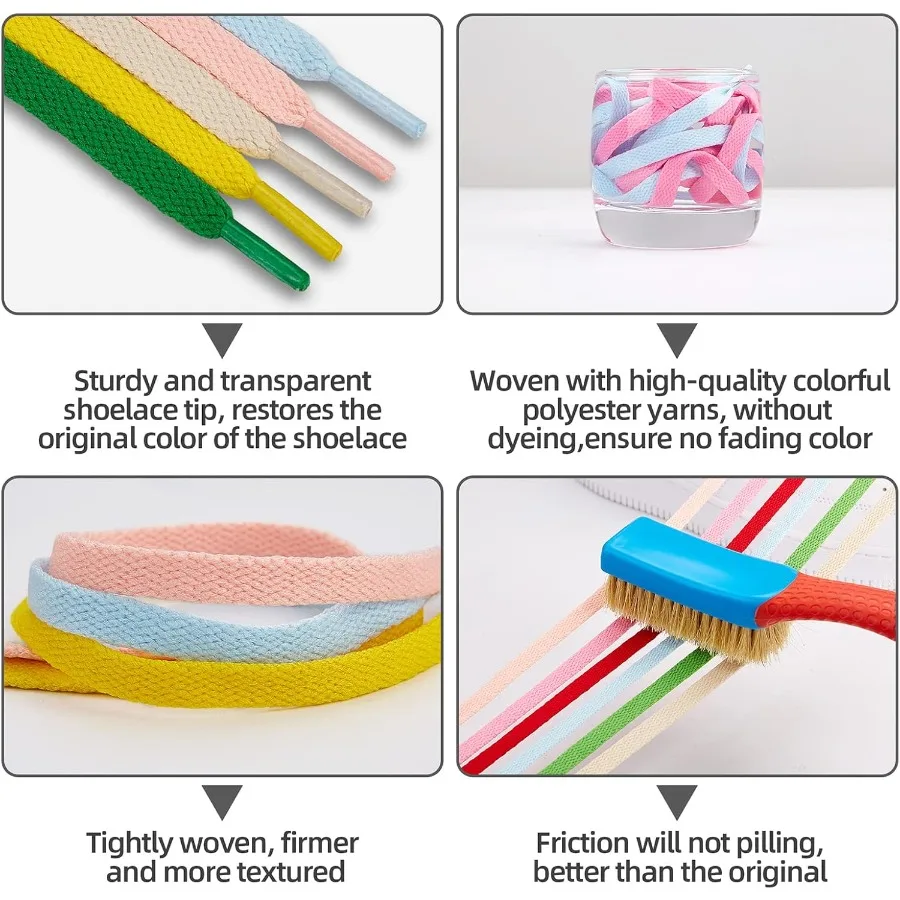 3 P أربطة أحذية مسطحة للأحذية الرياضية للأحذية الرياضية أحذية الجري الرياضية سلاسل التمهيد