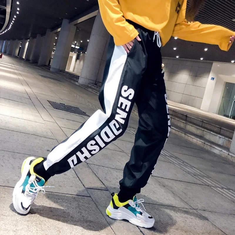 2024 New Arrived Fashion Harem Pants Women Hip Hop High Waist Ankle-length Loose Female Slim Thin Casual Daily Trousers S-2XL