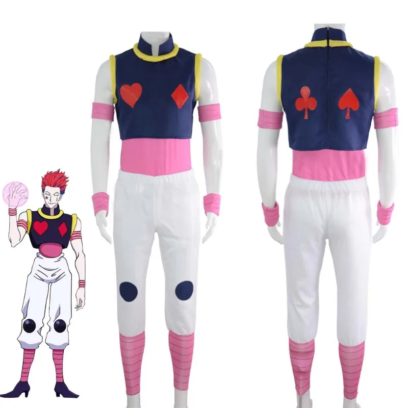 

Костюм для косплея Hisoka Hunter X Hunter, аниме фигурка, костюм фантомной труппы, униформа на Хэллоуин, карнавал, детской одежды, подарки