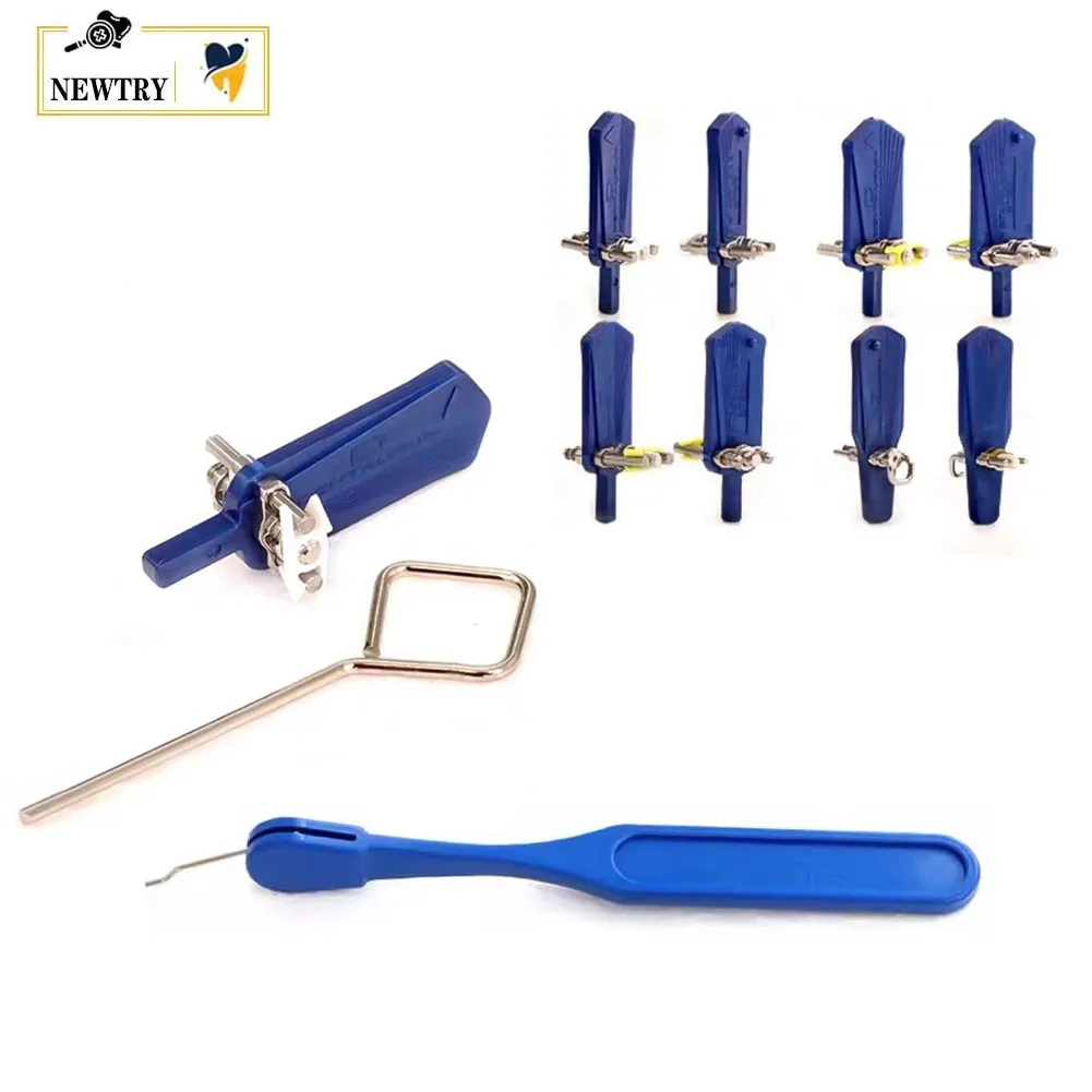 

2 шт. Двунаправленные спиральные расширители для дуги (скелетного типа) с быстрыми поворотными ключами для расширения небца, ортодонтический инструмент